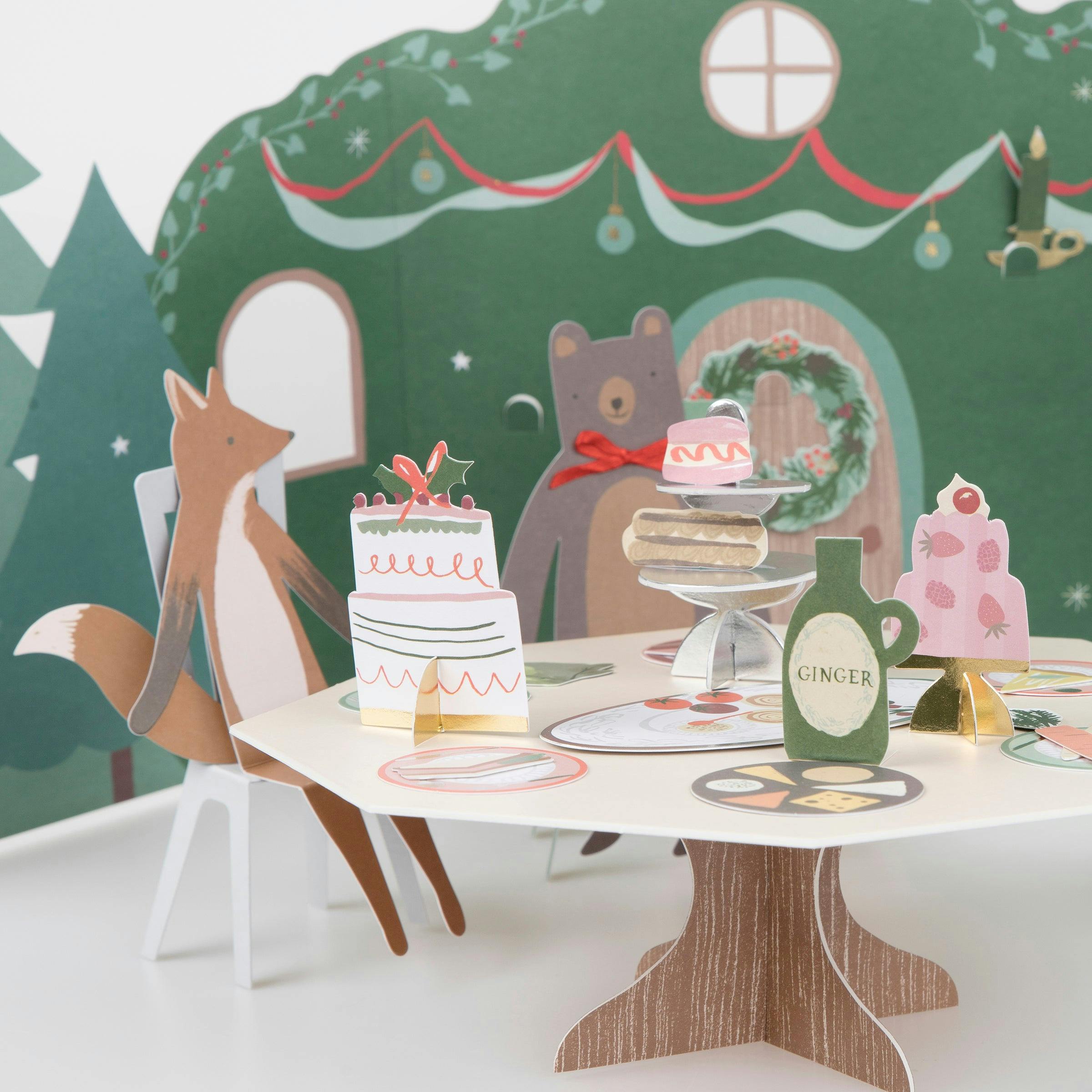 Owl'S Party Paper Play Advent Calendar