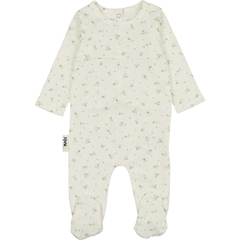 Sweet Rose Print Footie