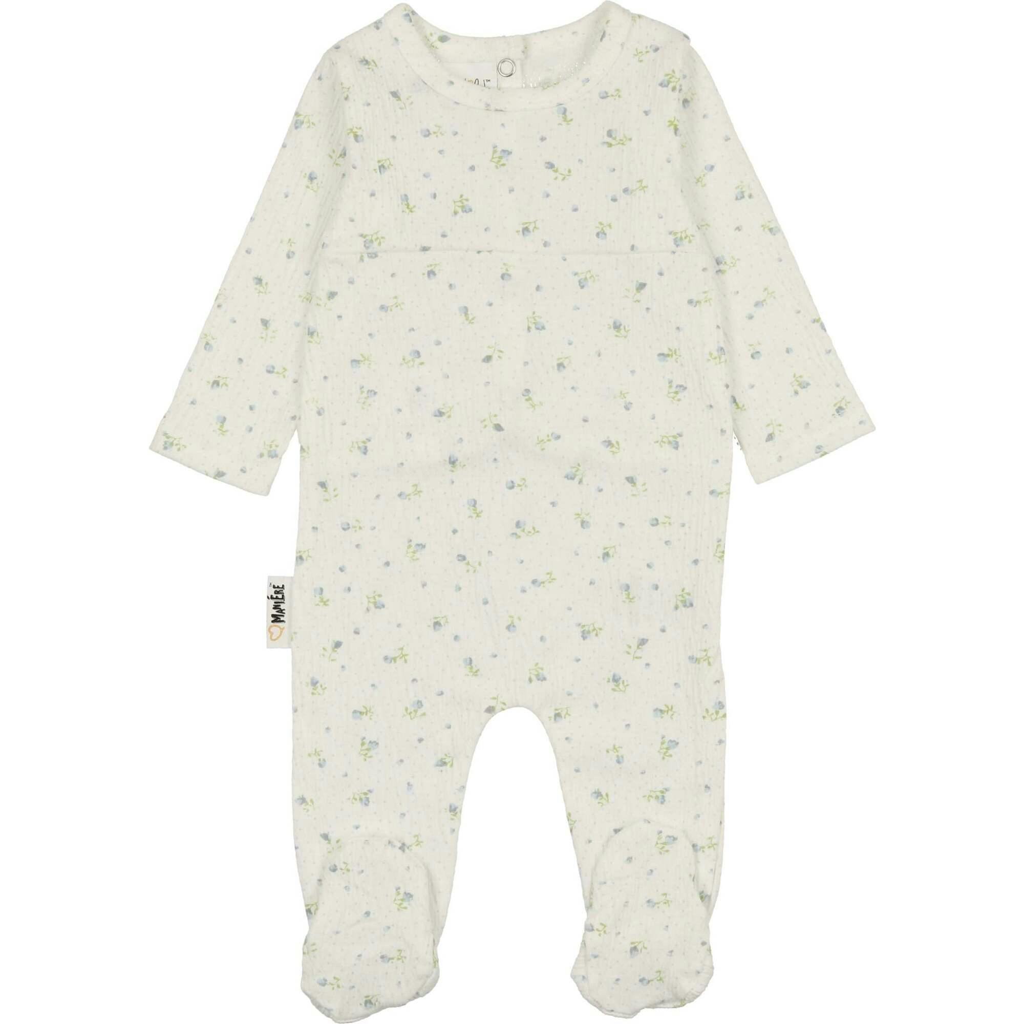Sweet Rose Print Footie