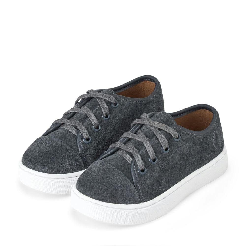 Robby Suede Flat Sole Lace-Up Sneakers