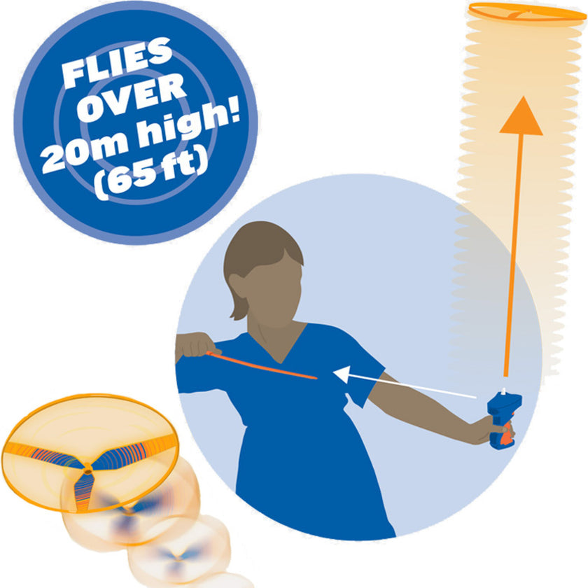 Tribe: Zip Copter - Super Zip-Pull Action Flying Toy