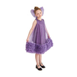Purple Serenata Glitter Tulle Dress