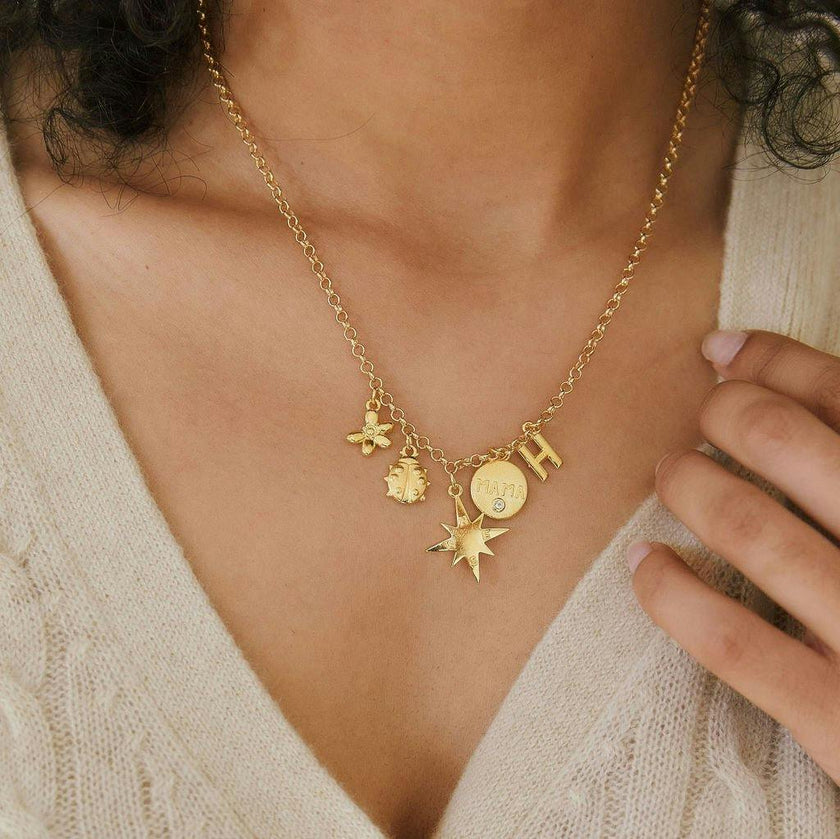 Loves Me Flower Charm