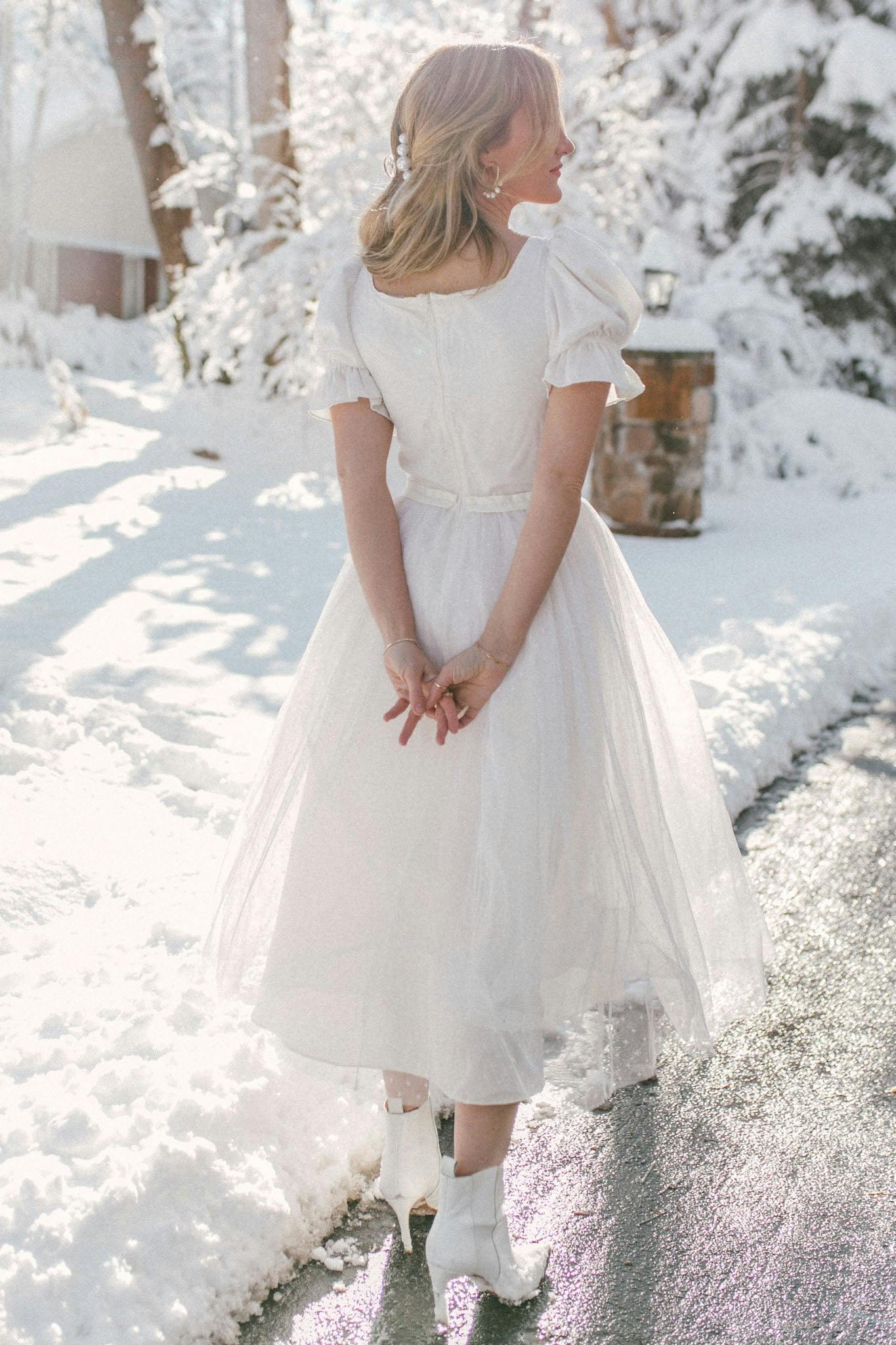 Ballerina Dress in White