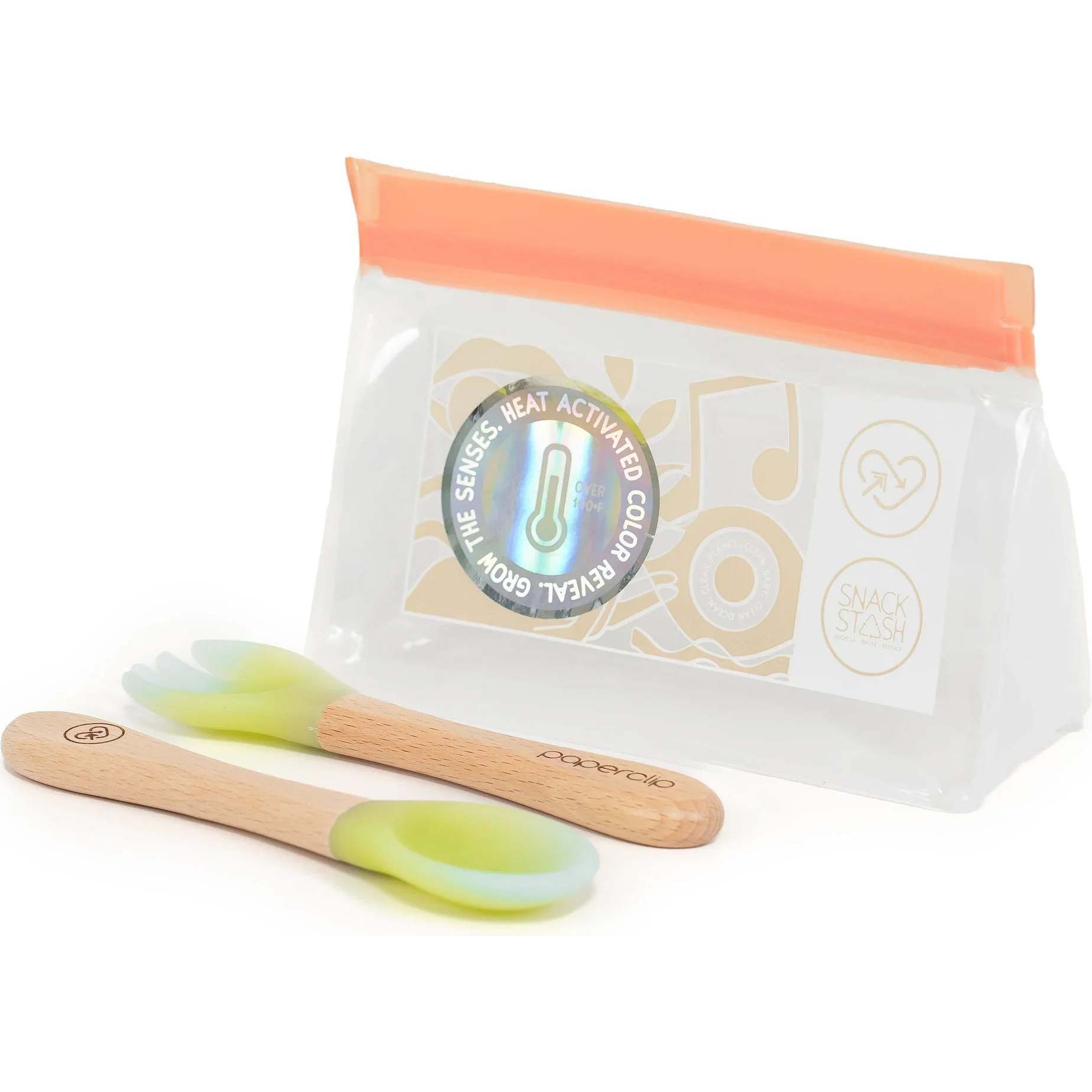 Color Changing Spork & Spoon Set