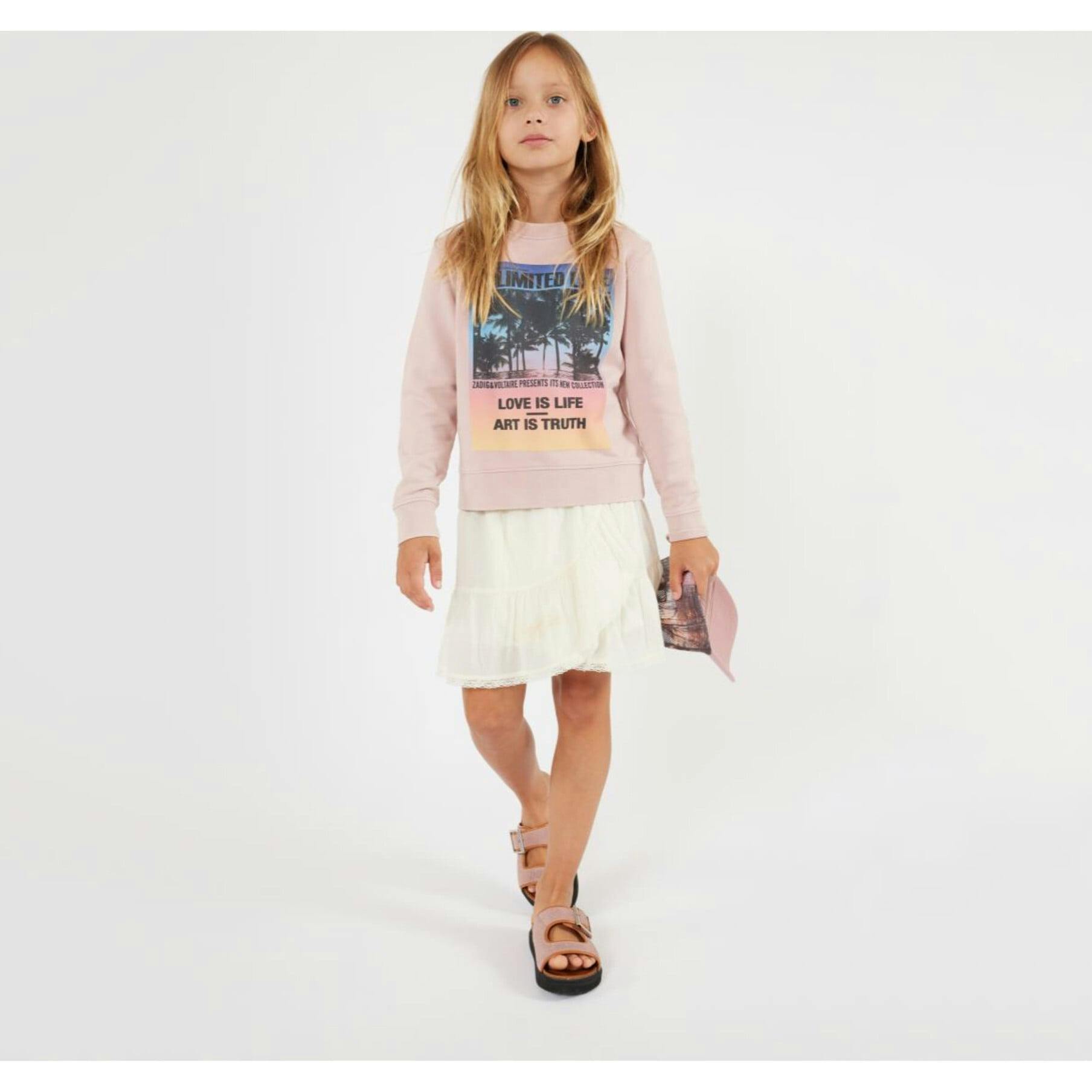 Slip-On Suede Sandals - Rose