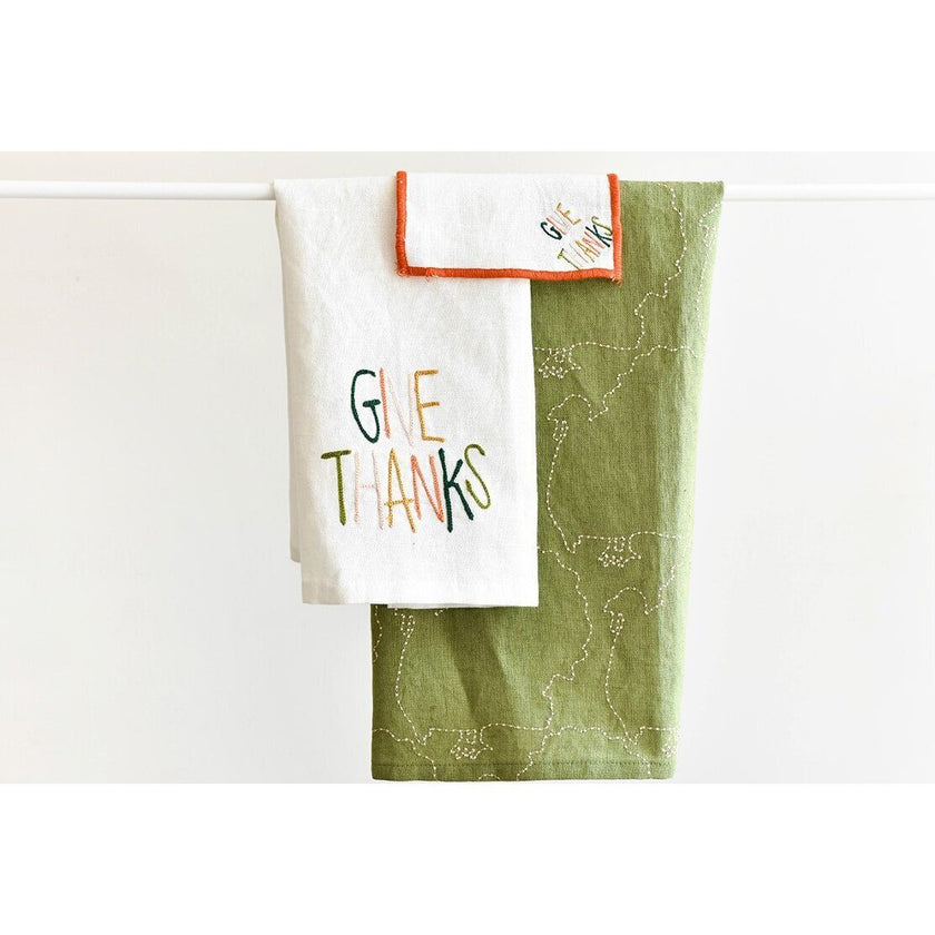 Small Give Thanks Hand Towel