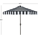 Elsa Canopy Stripe Patio Umbrella