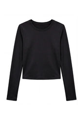 Oakley - Crisscross Back Keyhole Long Sleeve Top - Black
