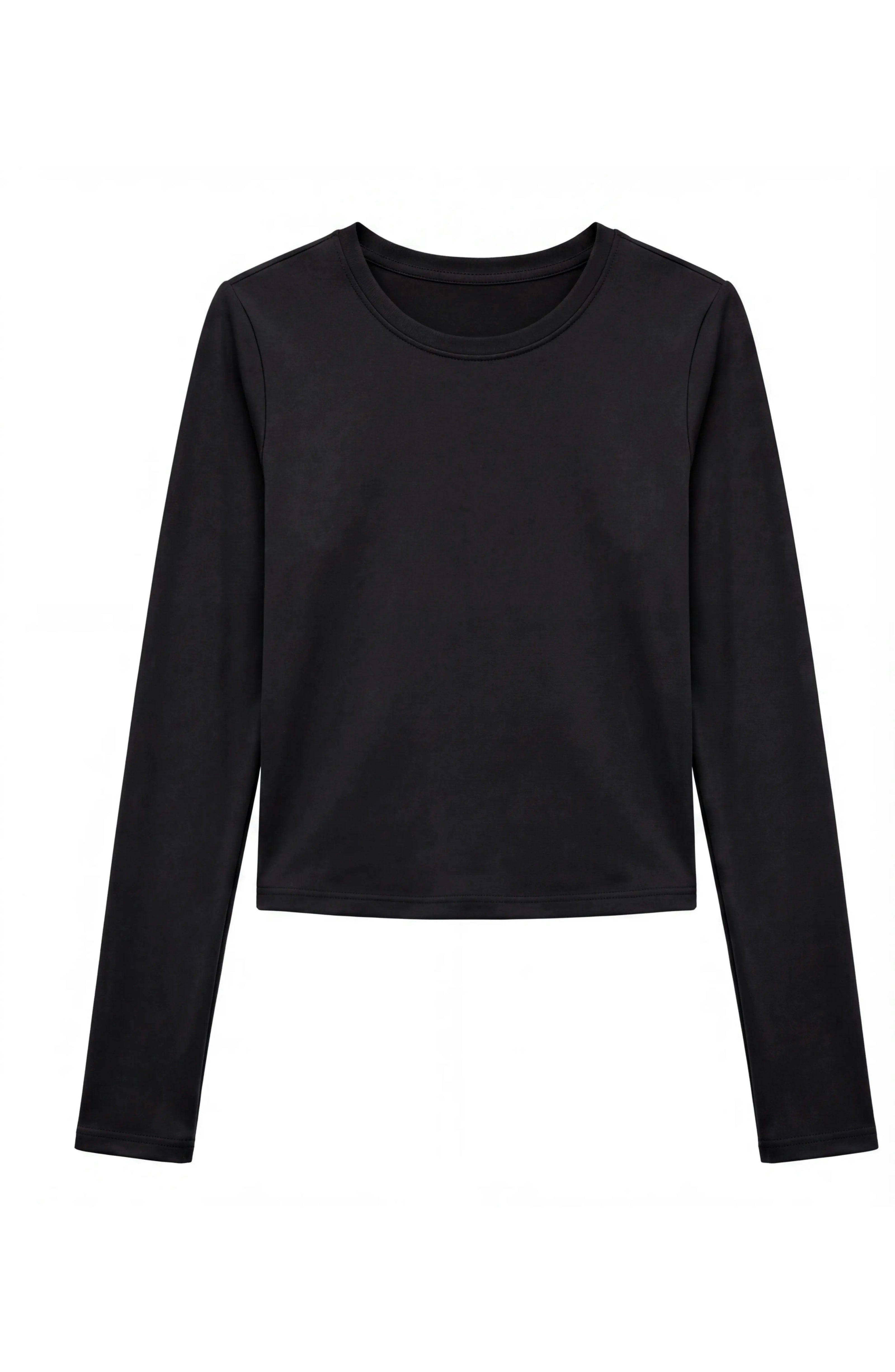 Oakley - Crisscross Back Keyhole Long Sleeve Top - Black