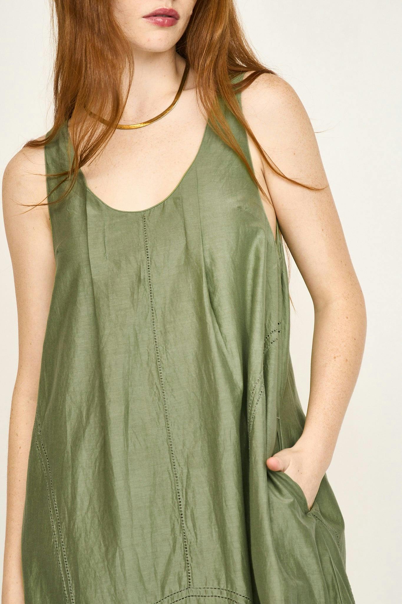 Cassis Dress in Dill
