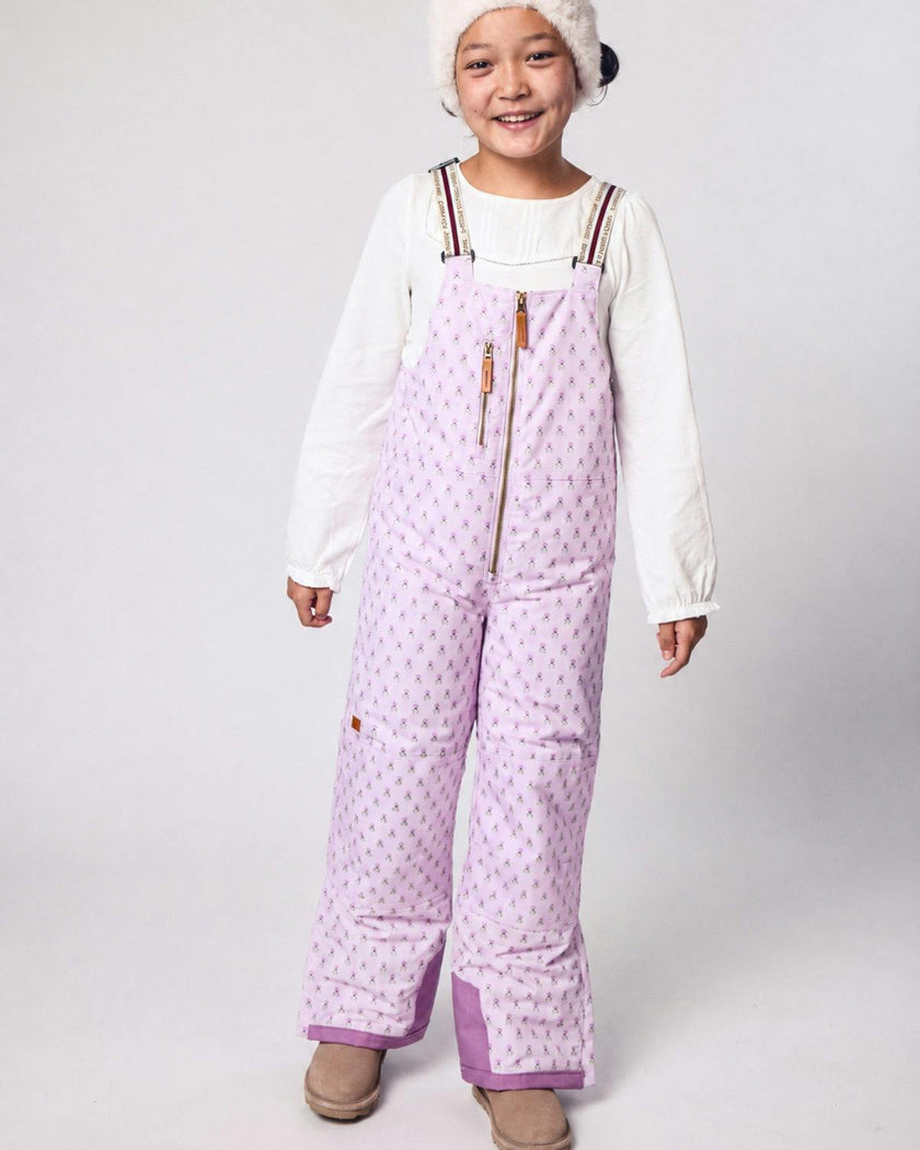 Kids Snow Pant in Pink Marigold