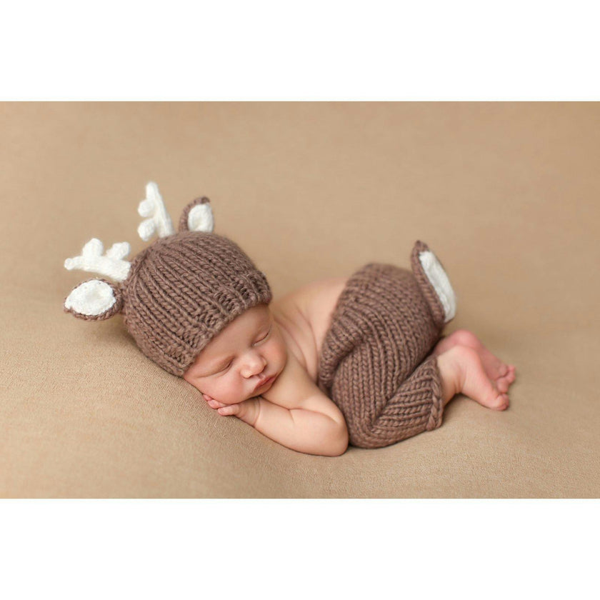 Hartley Deer Hat and Pant Newborn Set