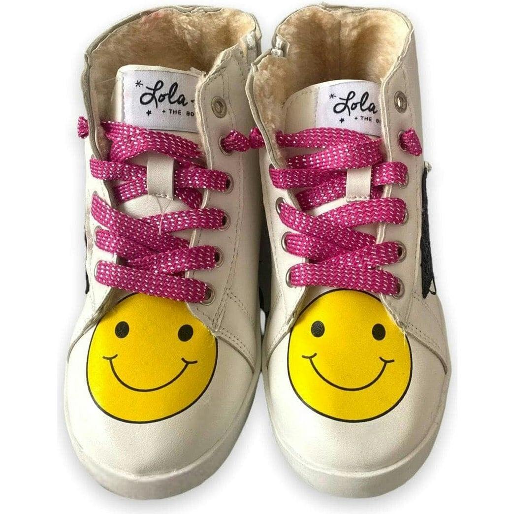 Rainbow Smiley Hi Top Sneaker