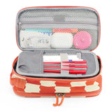 Oz Daypack Backpack with Doodle Large Pencil Case in Wiggle Coral
