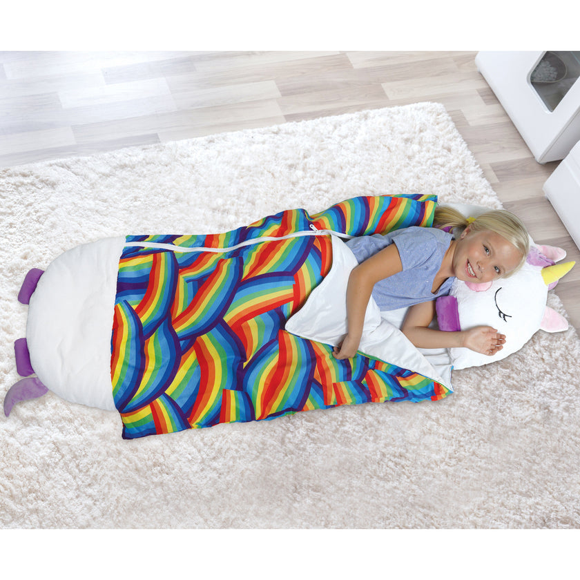 Happy Nappers: Lg - White Unicorn