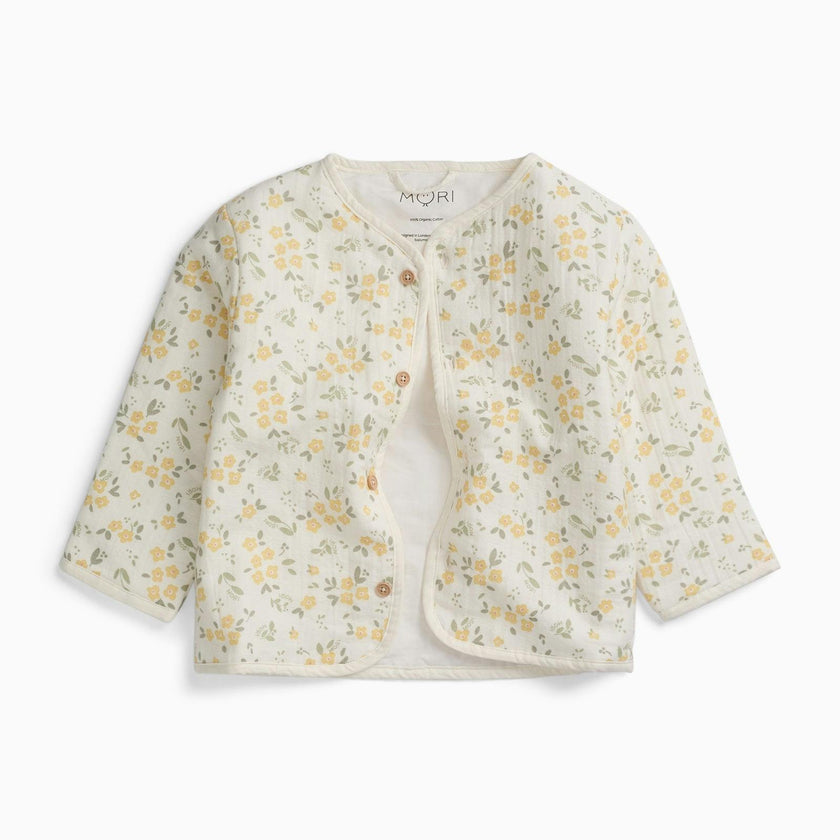 Floral Muslin Padded Jacket