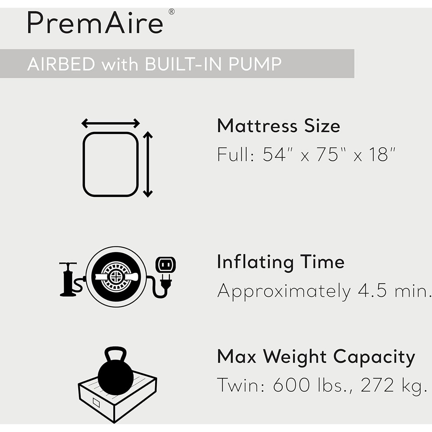 Premaire I: Elevated Airbed - Full