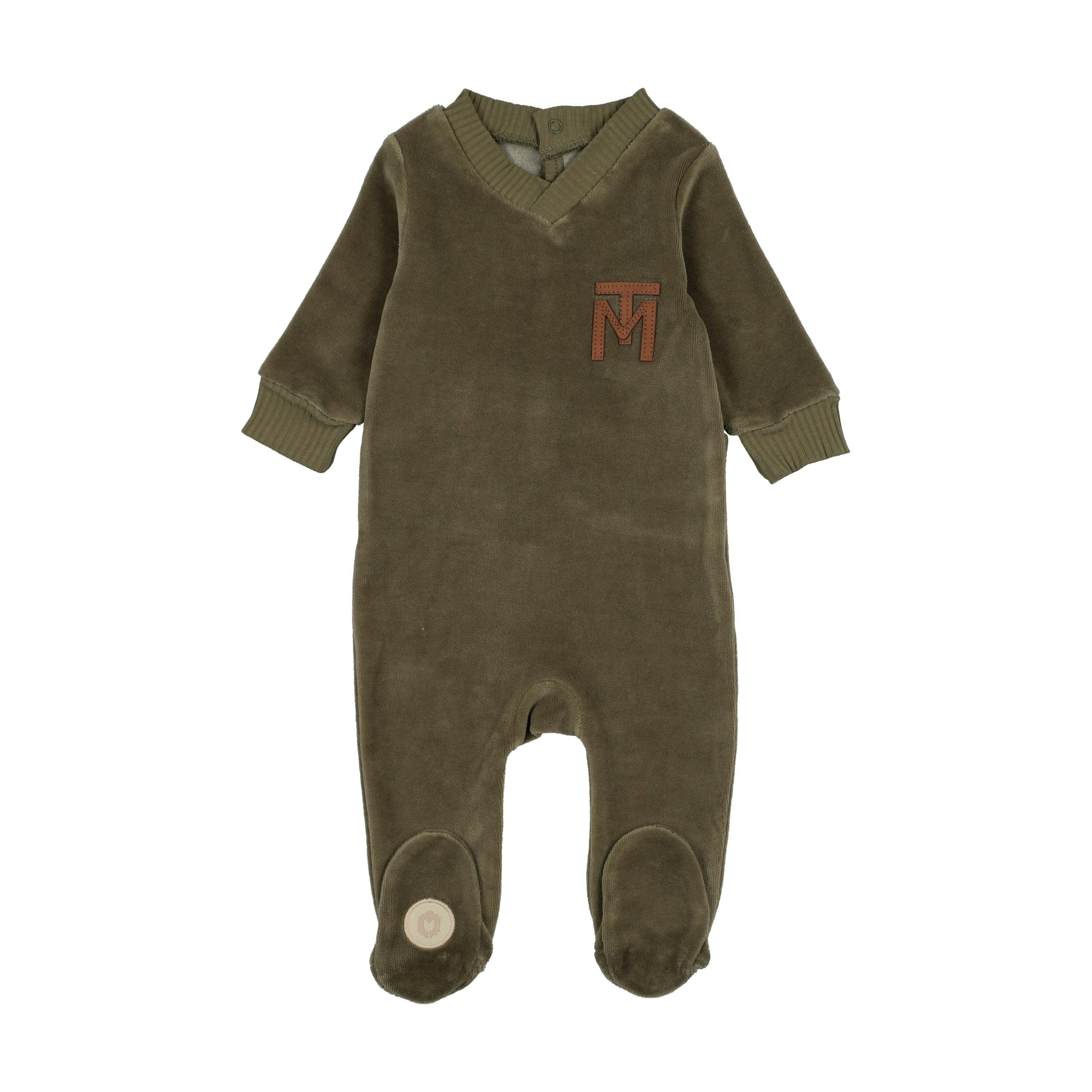 V-Neck Emblem Footie