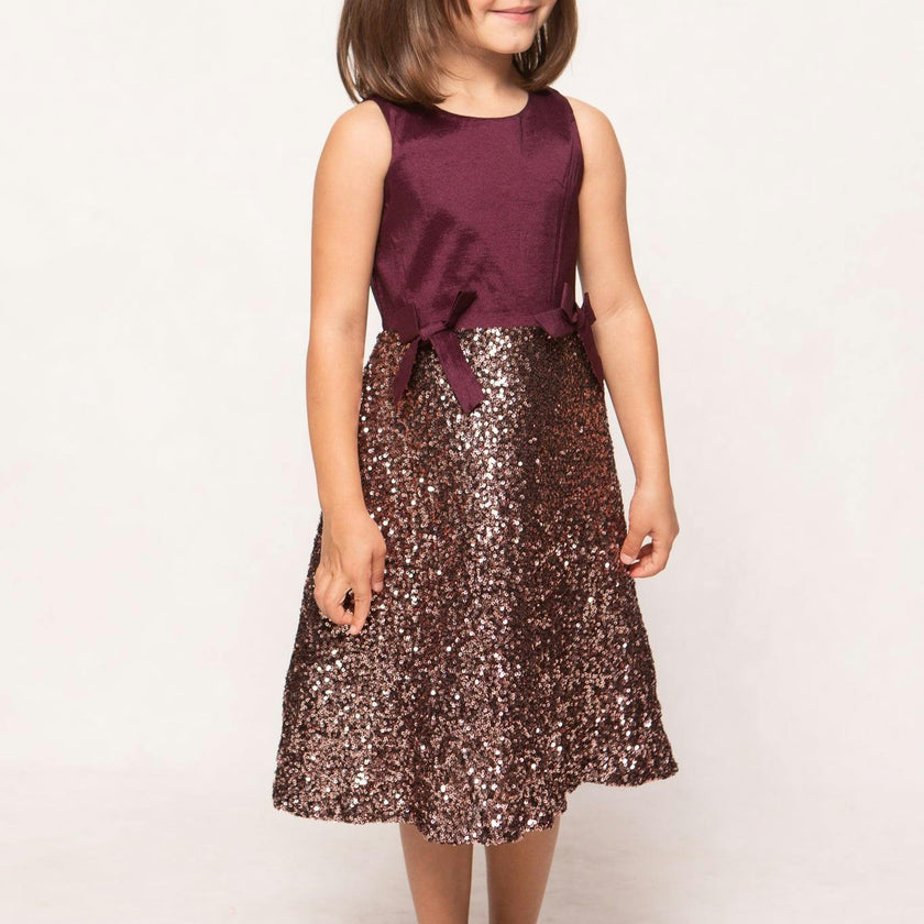 Mini Alexis Dress in Wine