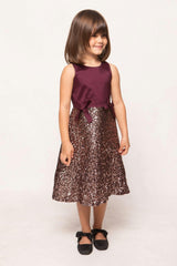 Mini Alexis Dress in Wine
