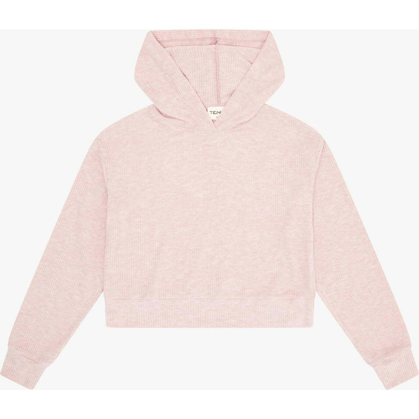 Tenly Hacci Rib Box Hoodie Pullover