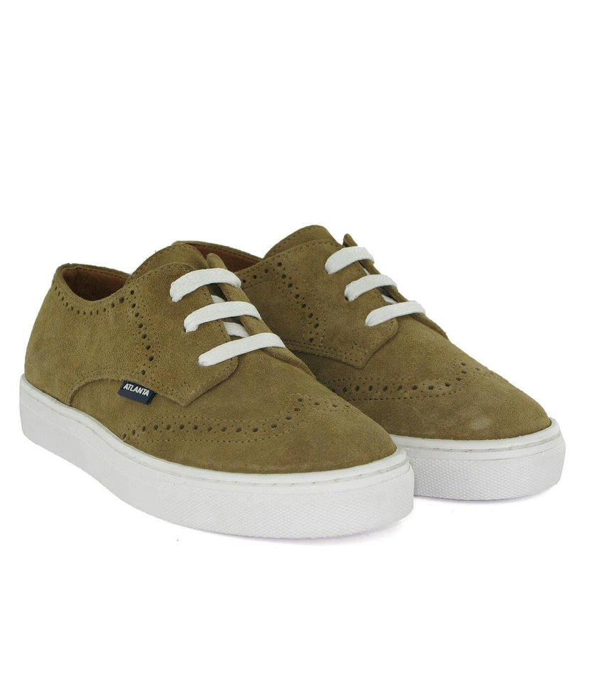 Oxford Tennis in Suede, Beige
