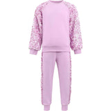 Lavender Sequin Joggers Set