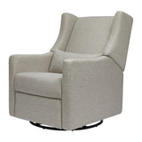 Kiwi Electronic Recliner and Swivel Glider with USB port in Performance Grey Eco-Weave