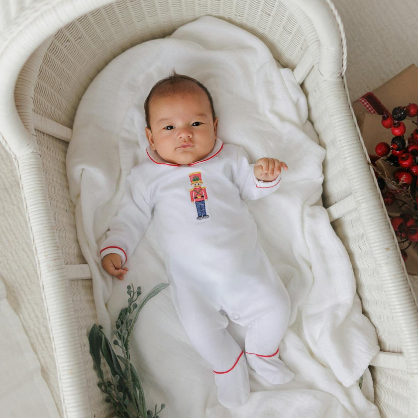 Boys Little Soldier Cotton Romper