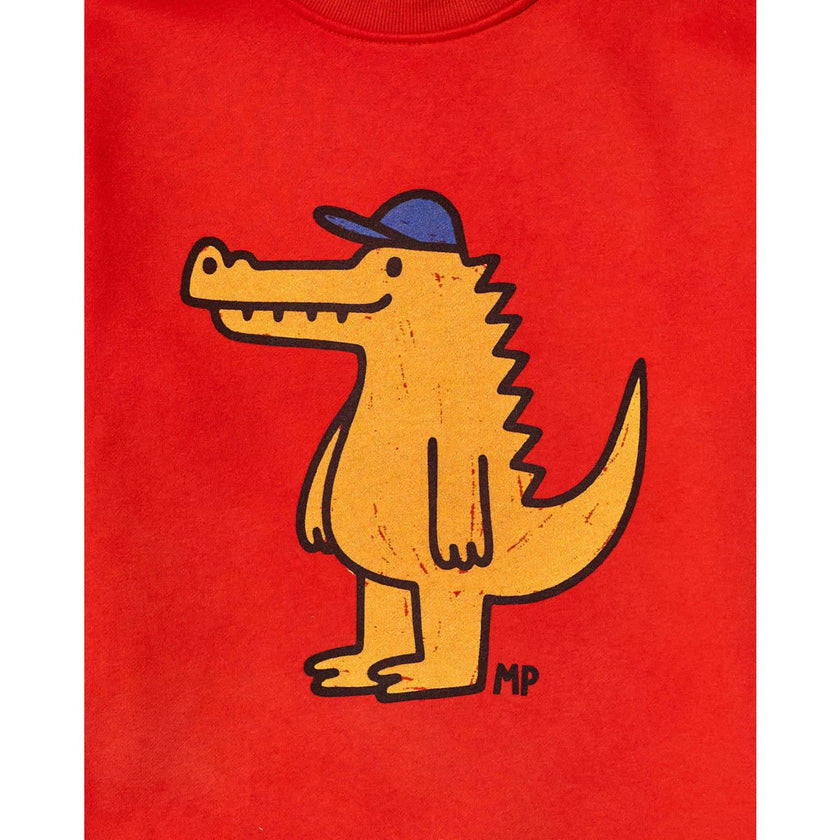 Red Classic Croc Sweatshirt (Adult)