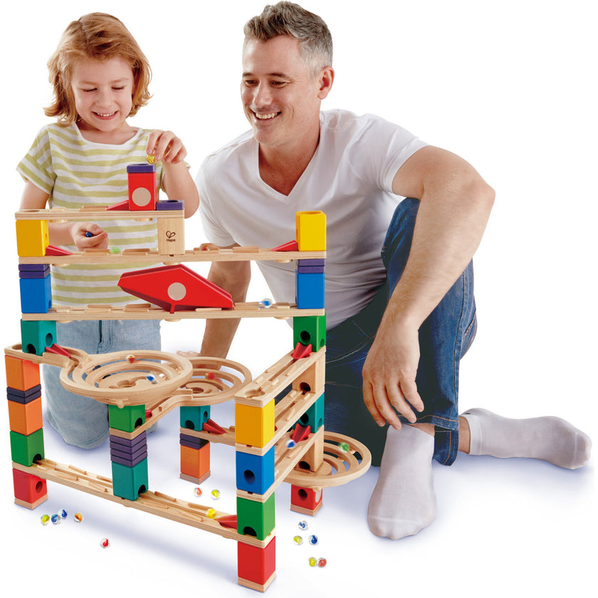 Quadrilla Wooden Marble Run DIY Construction