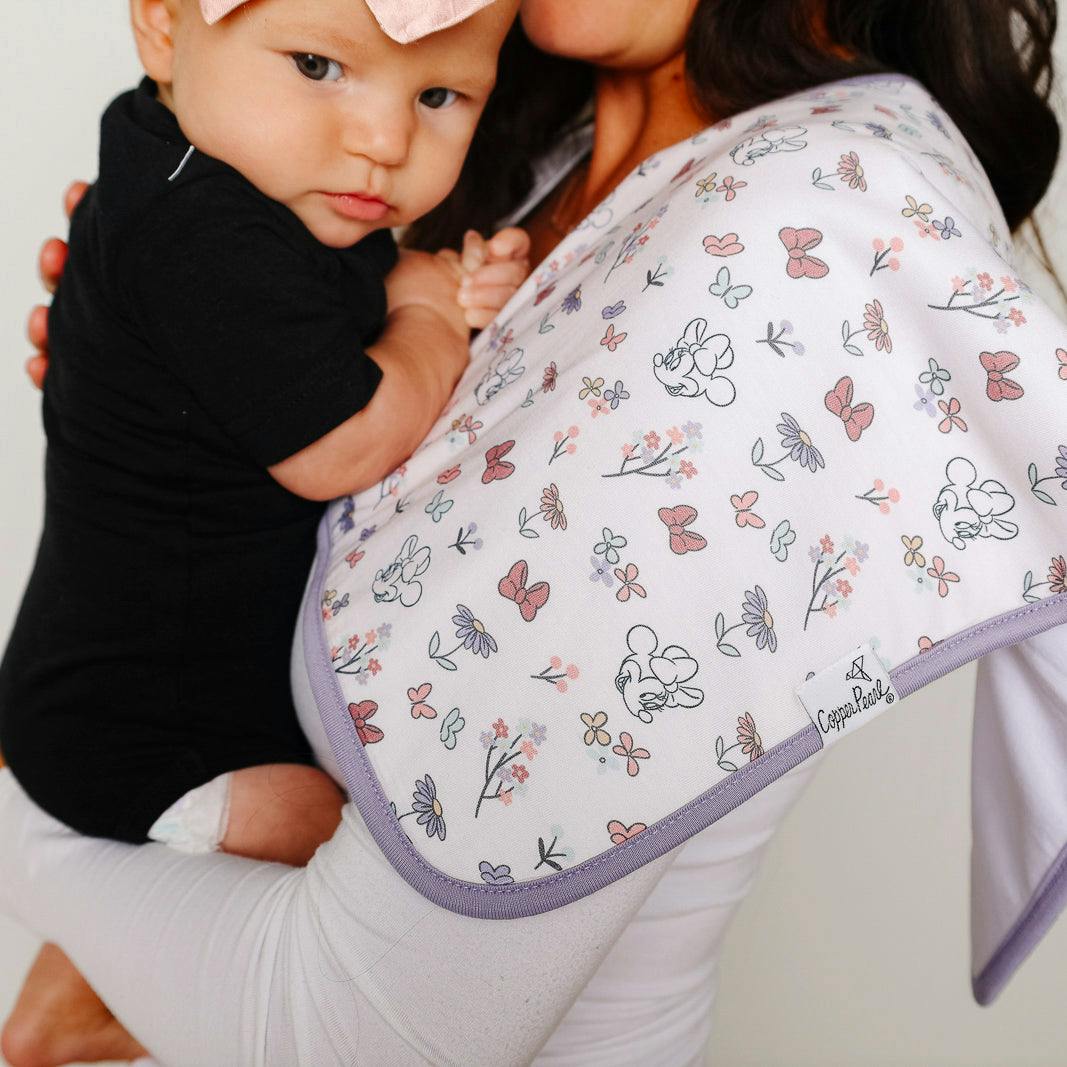 3 Pack Premium Burp Cloths - Minnie Mouse