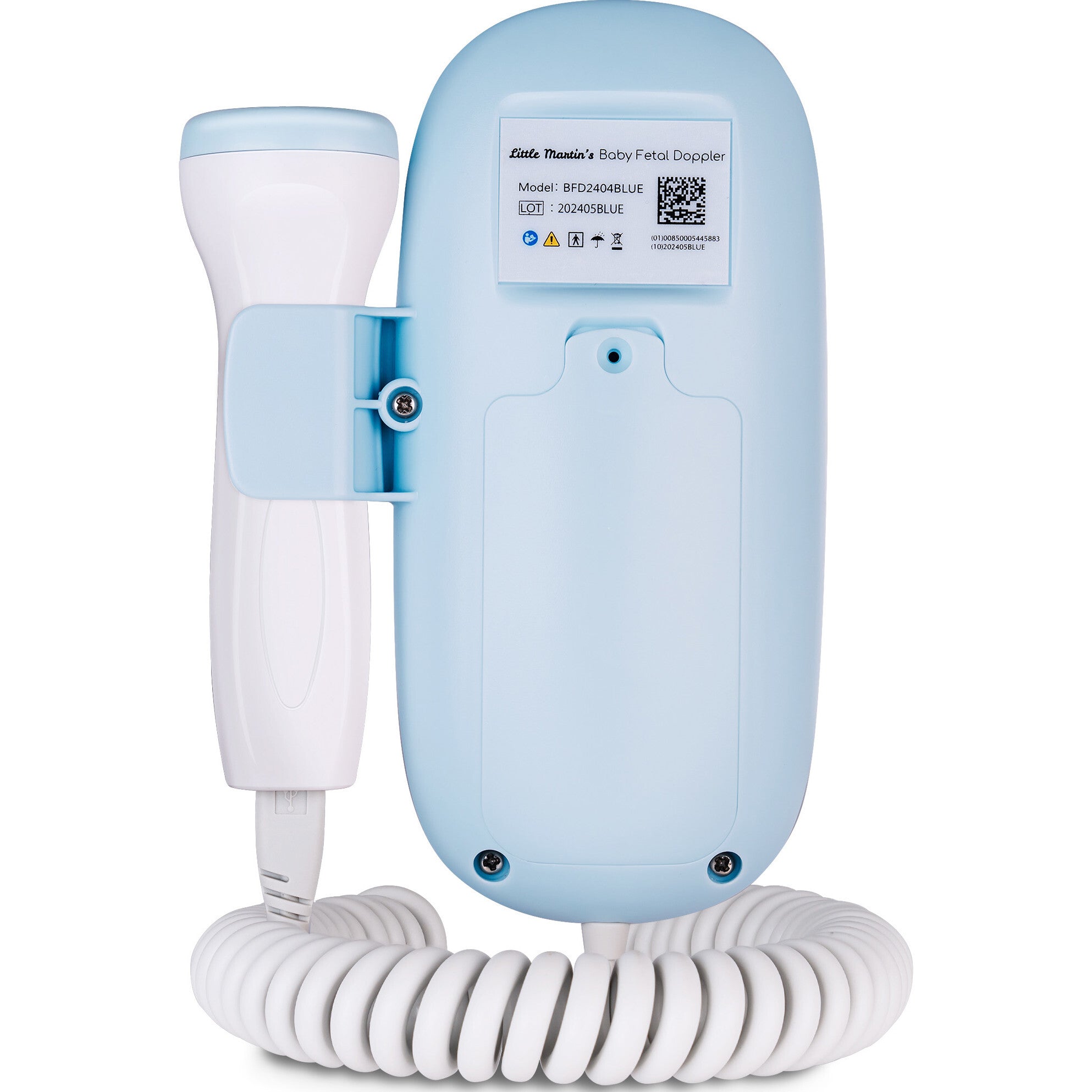 Portable Ultrasound Fetal Doppler: Blue