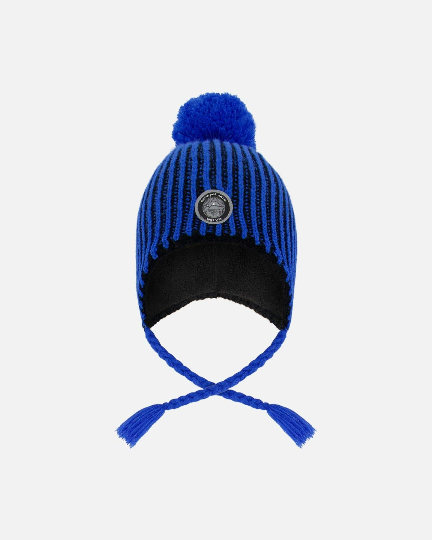 Winter Peruvian Knit Hat with Pompom and Lining