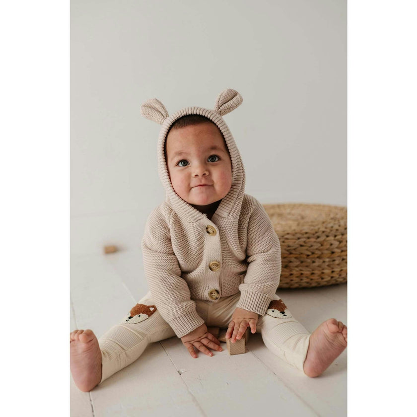 Baby Girl Knit Hoodie
