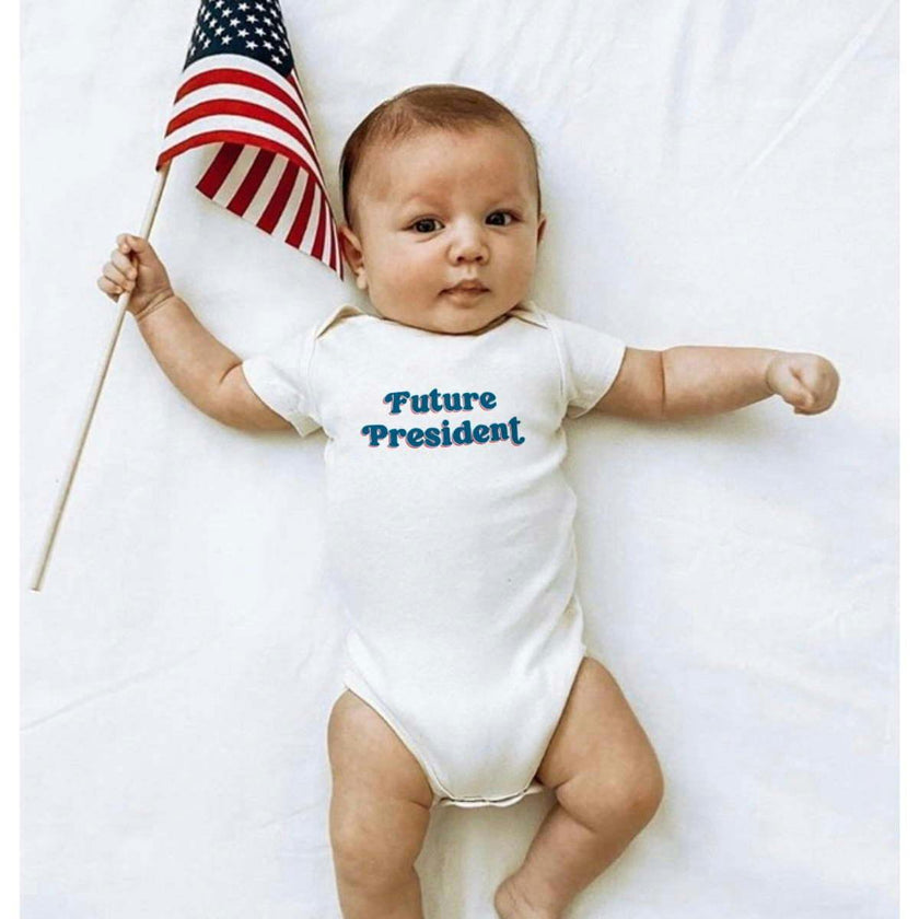 graphic bodysuit | future president