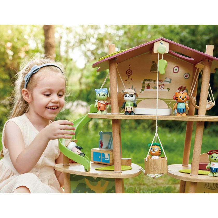 Hape: Milo & Melody Set - 2 Articulated Toy Figurines
