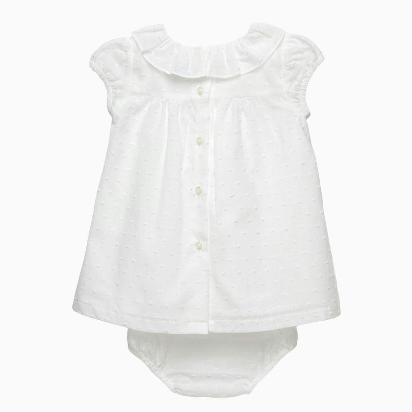 Baby My First Smocked Dress in Cherries