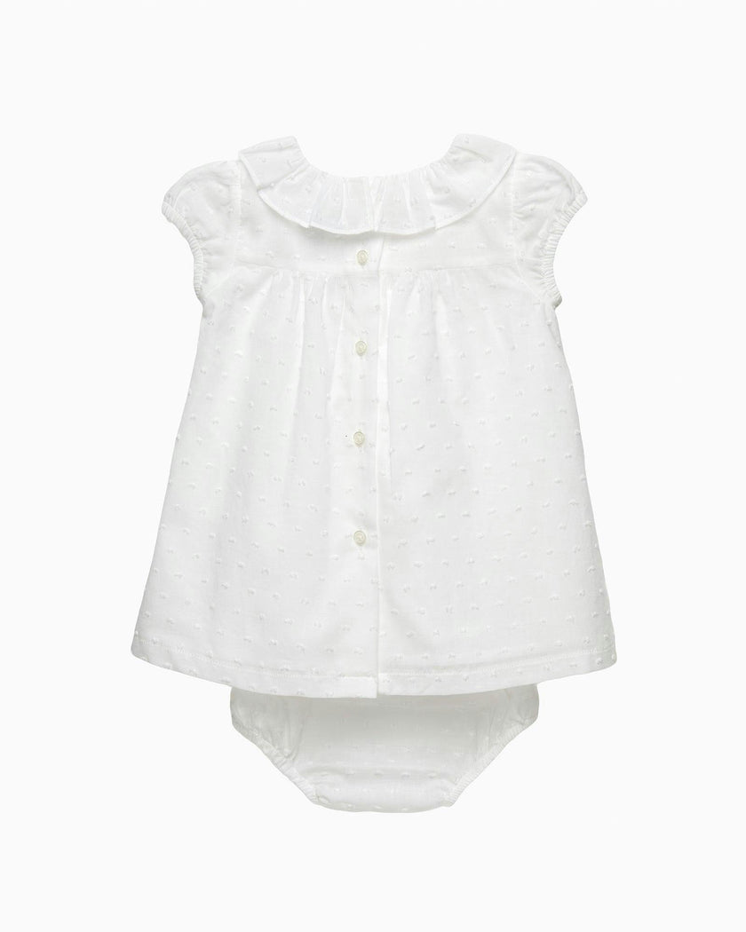Baby My First Smocked Dress in Cherries