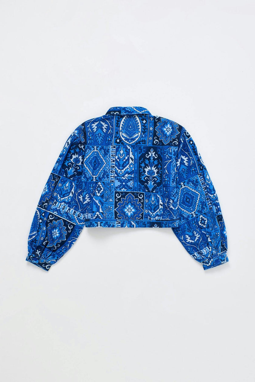 CARPET MICROCORDUROY SHIRT BLUE