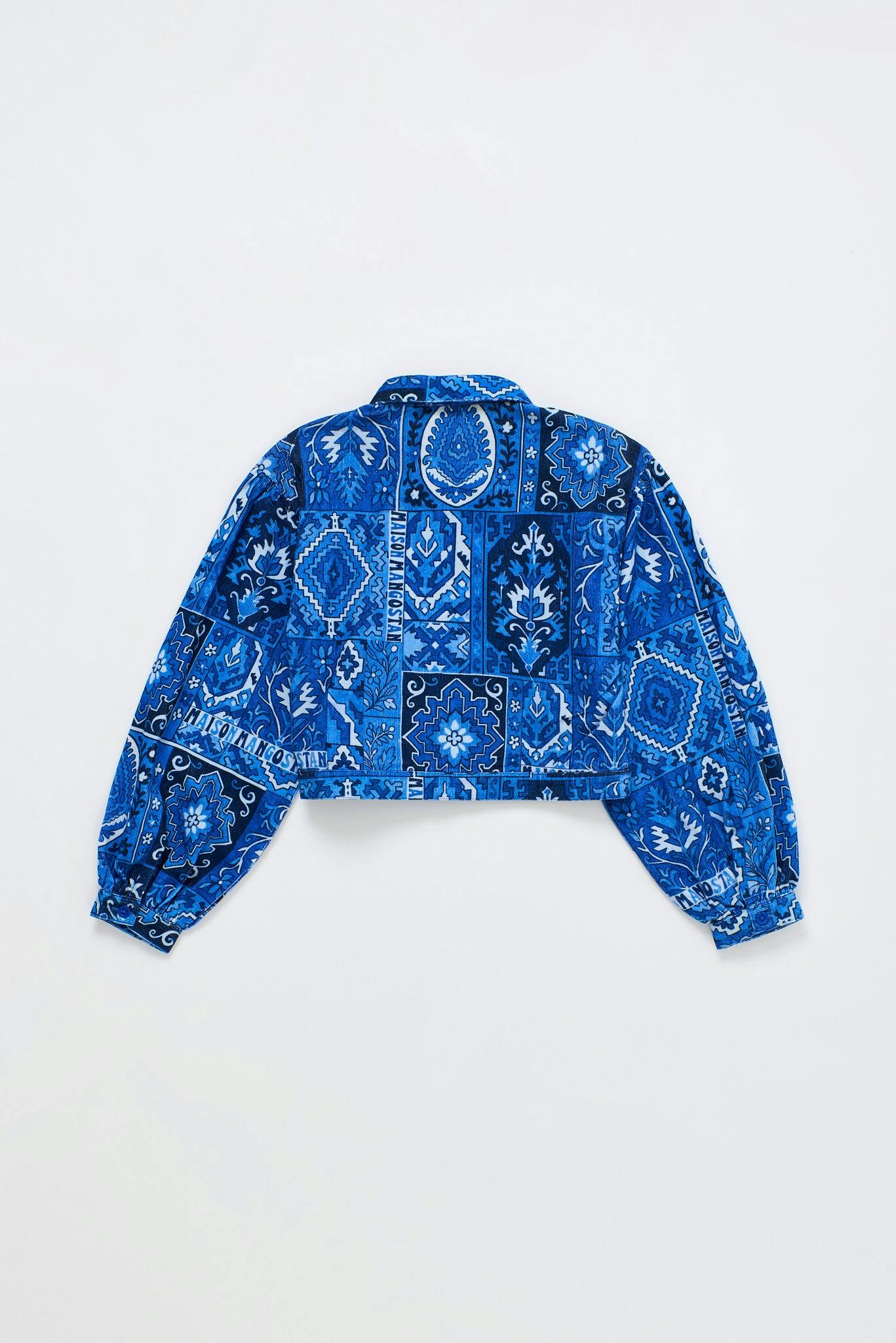 CARPET MICROCORDUROY SHIRT BLUE