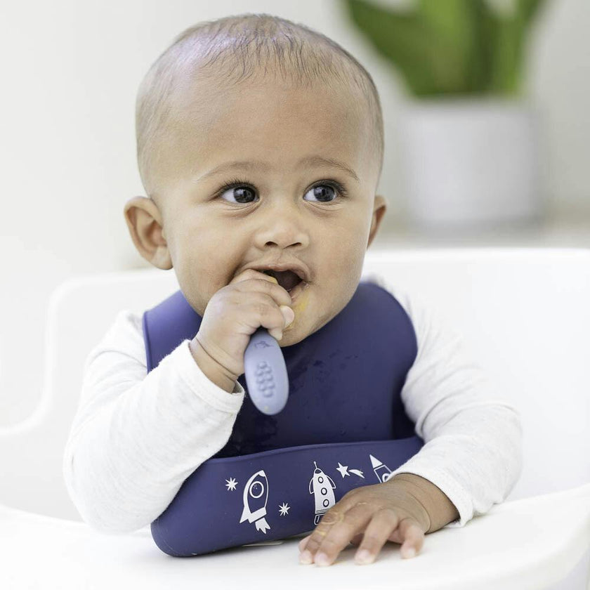Outer Space Little Bites Narrow Bib