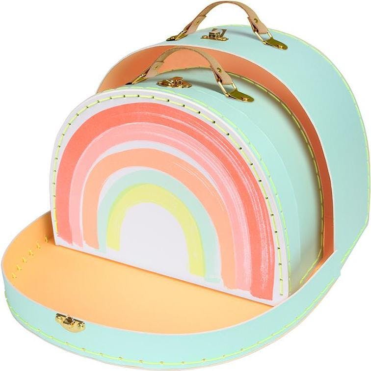 Rainbow Suitcases