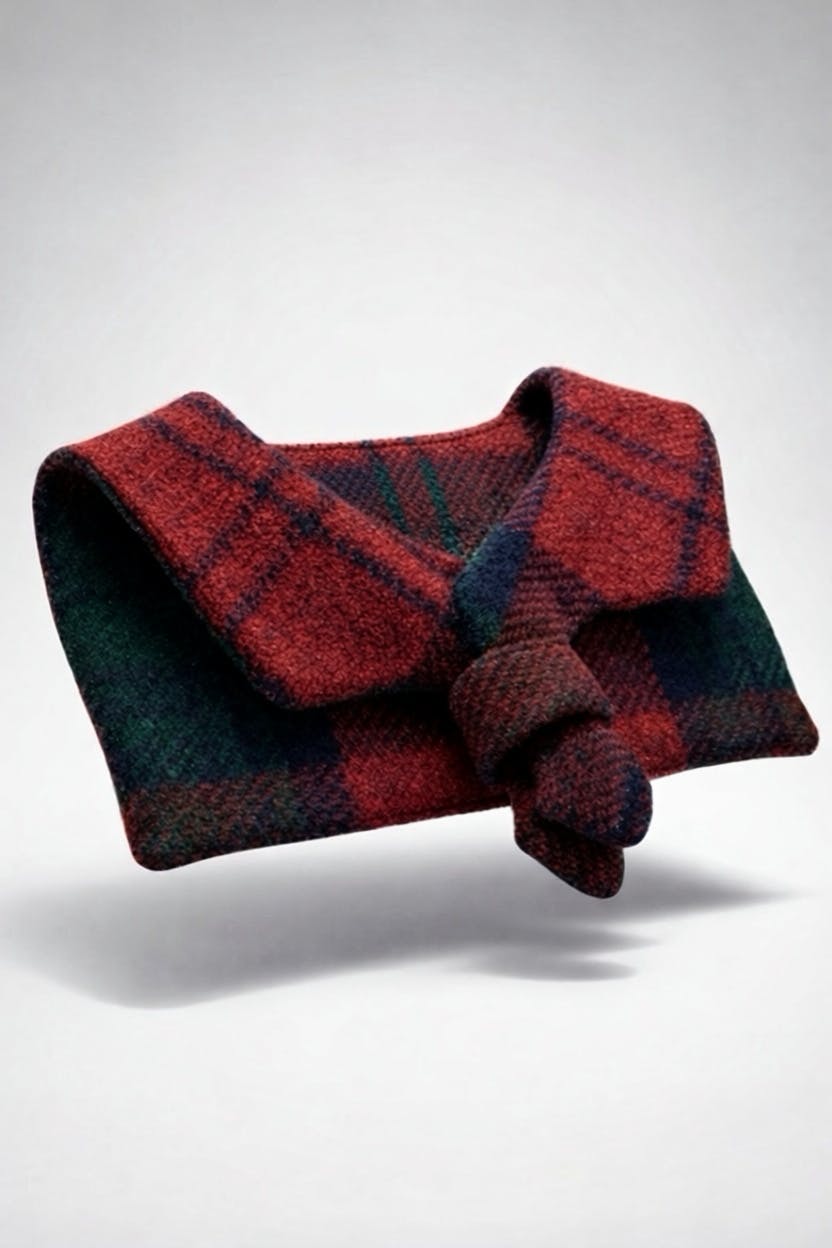 Heirloom Wool Sailor Collar – Loganberry Tartan