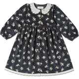 Organic Corduroy Collared Button Dress