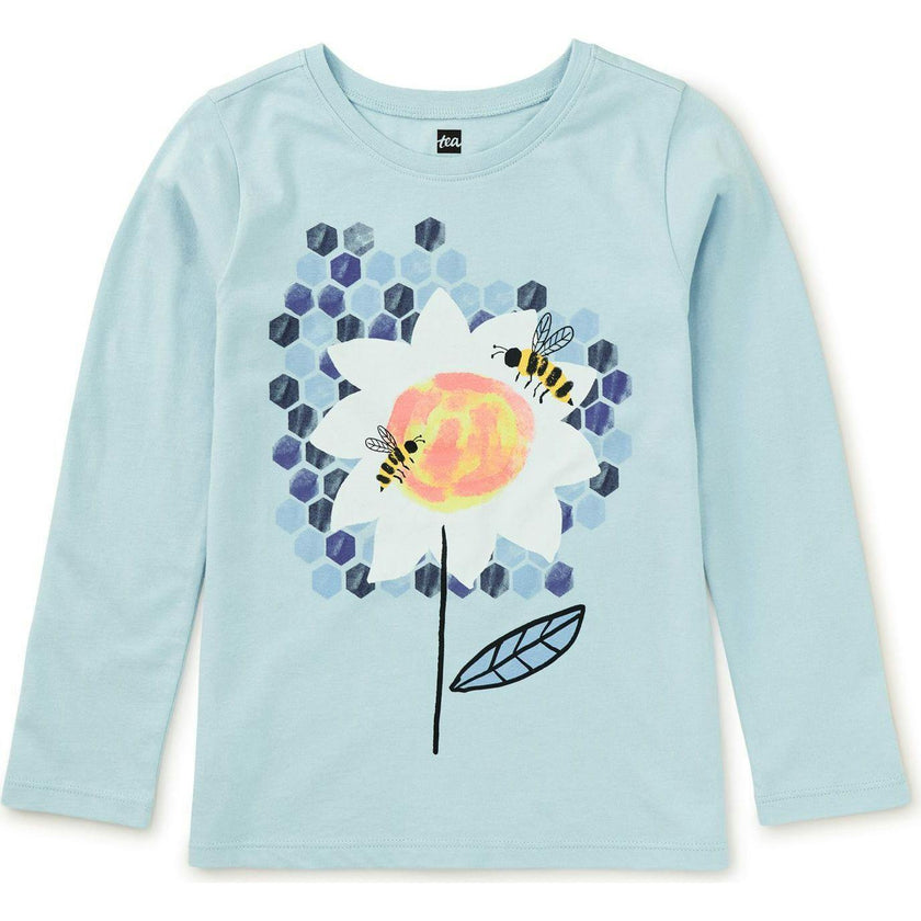 Pollinator Graphic Tee, Blue