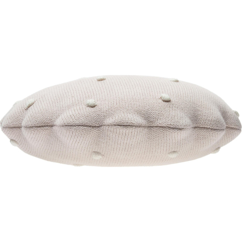 Round Knitted Biscuit Cushion