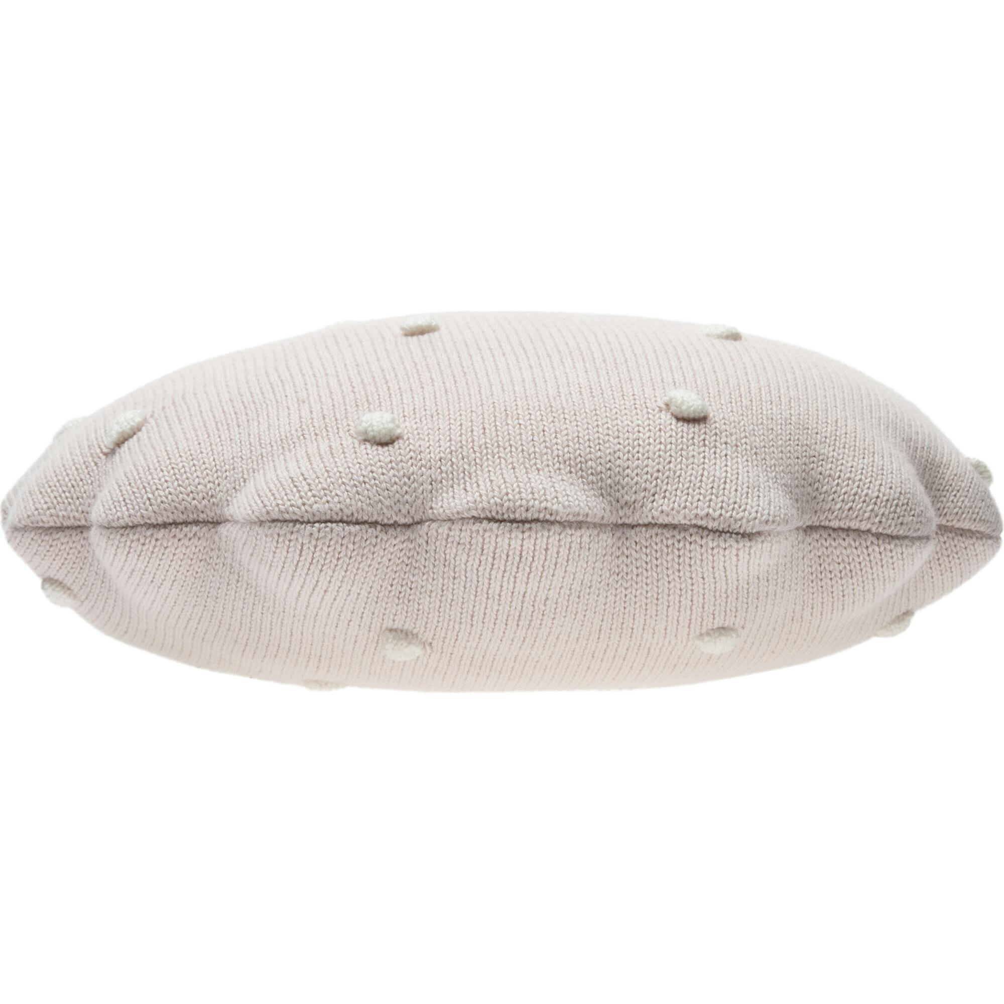 Round Knitted Biscuit Cushion