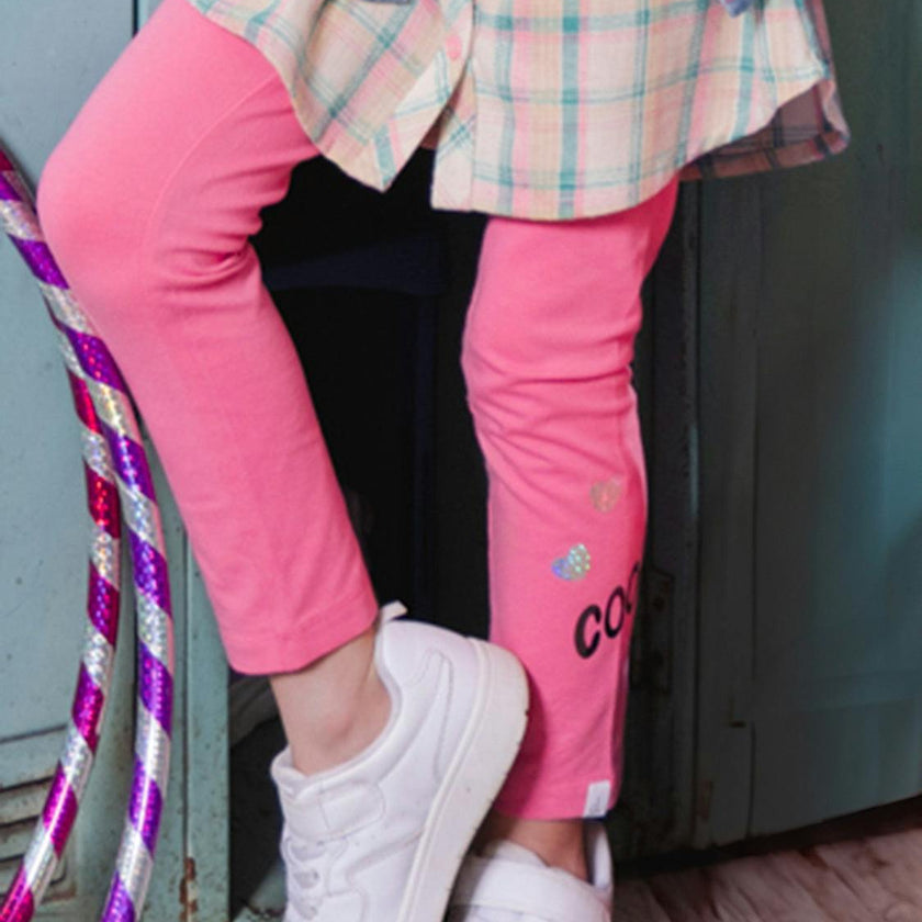 Organic Cotton Leggings Pink